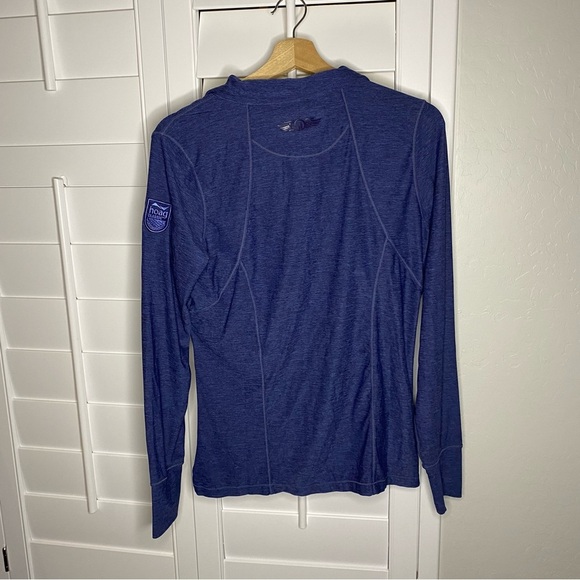 Straight Down Women’s Blue Full Zip Jacket Athletic Warm Up Layering Top Medium - Picture 2 of 7